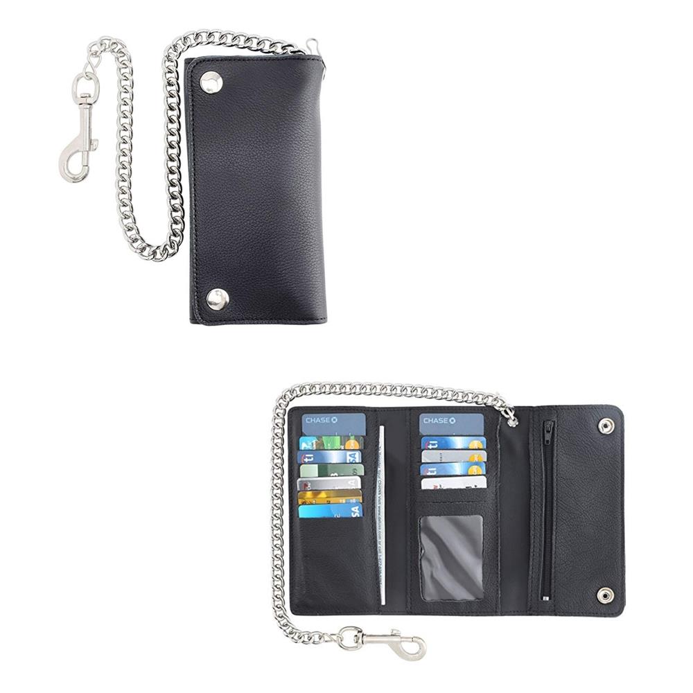 Leather Wallet And Chain-4