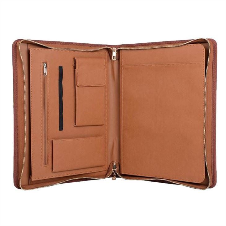 luxury stock leather a4 portfolio file folder