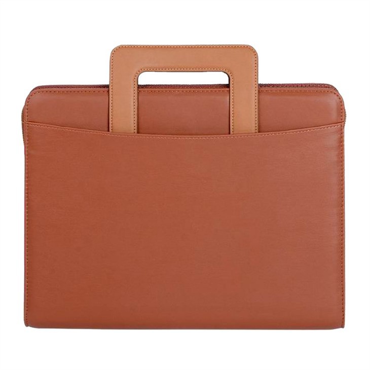 Handle Folder Zipper File Bag